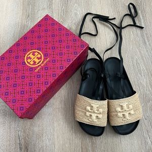 Never worn! Tory Burch espadrilles